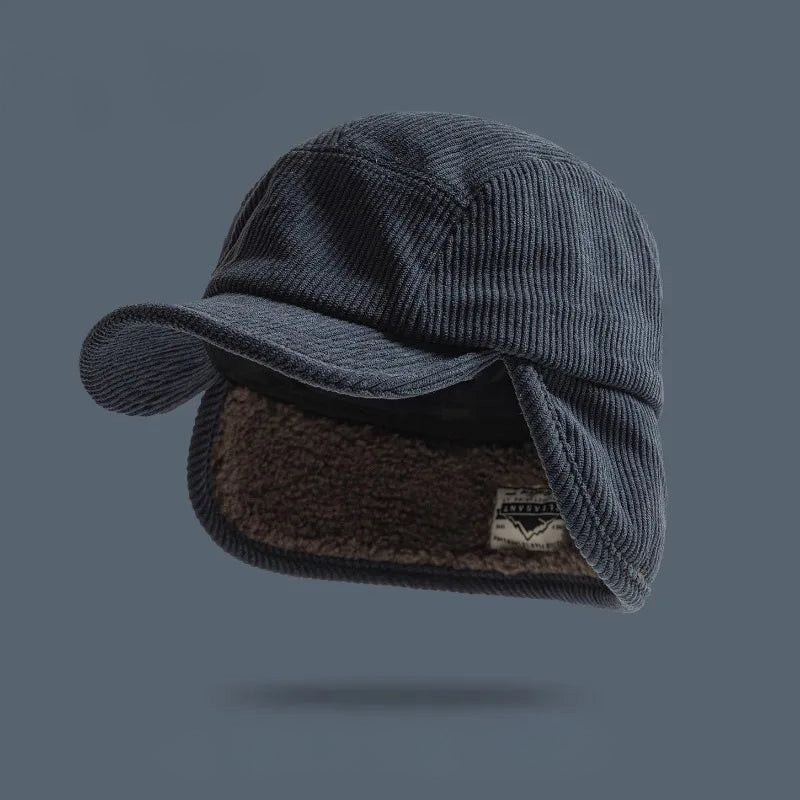 Frostline Corduroy Earflap Cap